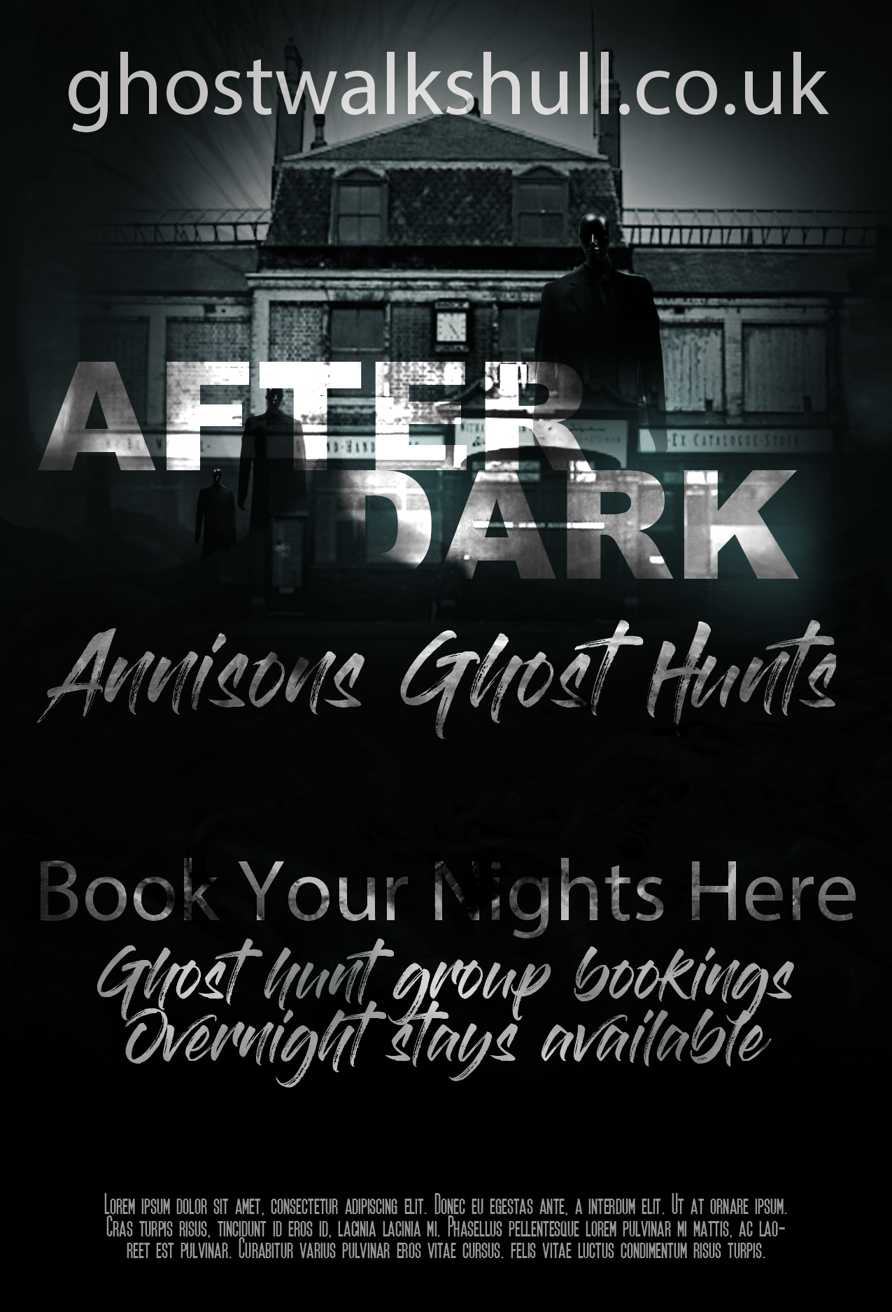 Annisons Ghost Hunt Bookings